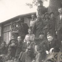 Bauska industrial factory workers and folklorists