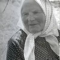 The folklore informant Rozālija Pauniņa