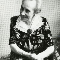 Curonian folk performer Marija Kairiene in Nida
