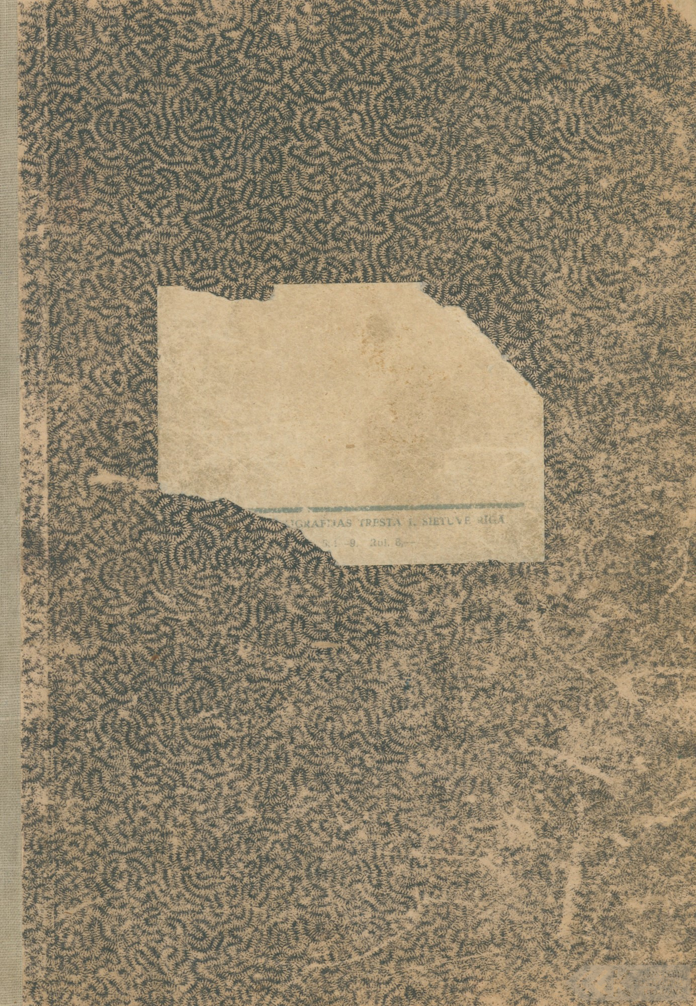 First manuscript page: Diary of Natālija Draudziņa Gymnasium schoolgirls