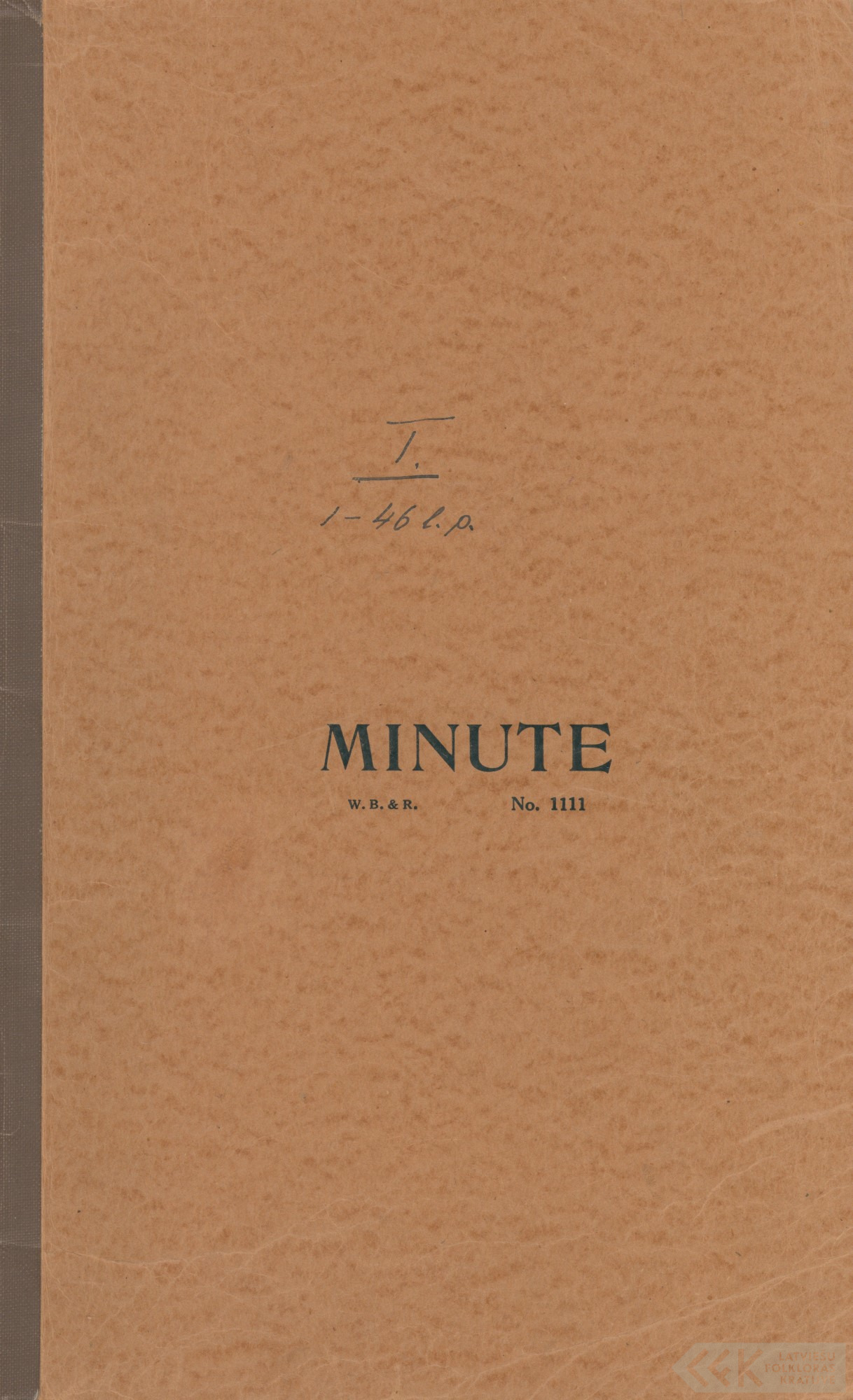 First manuscript page: Life story of Jānis Dāvis