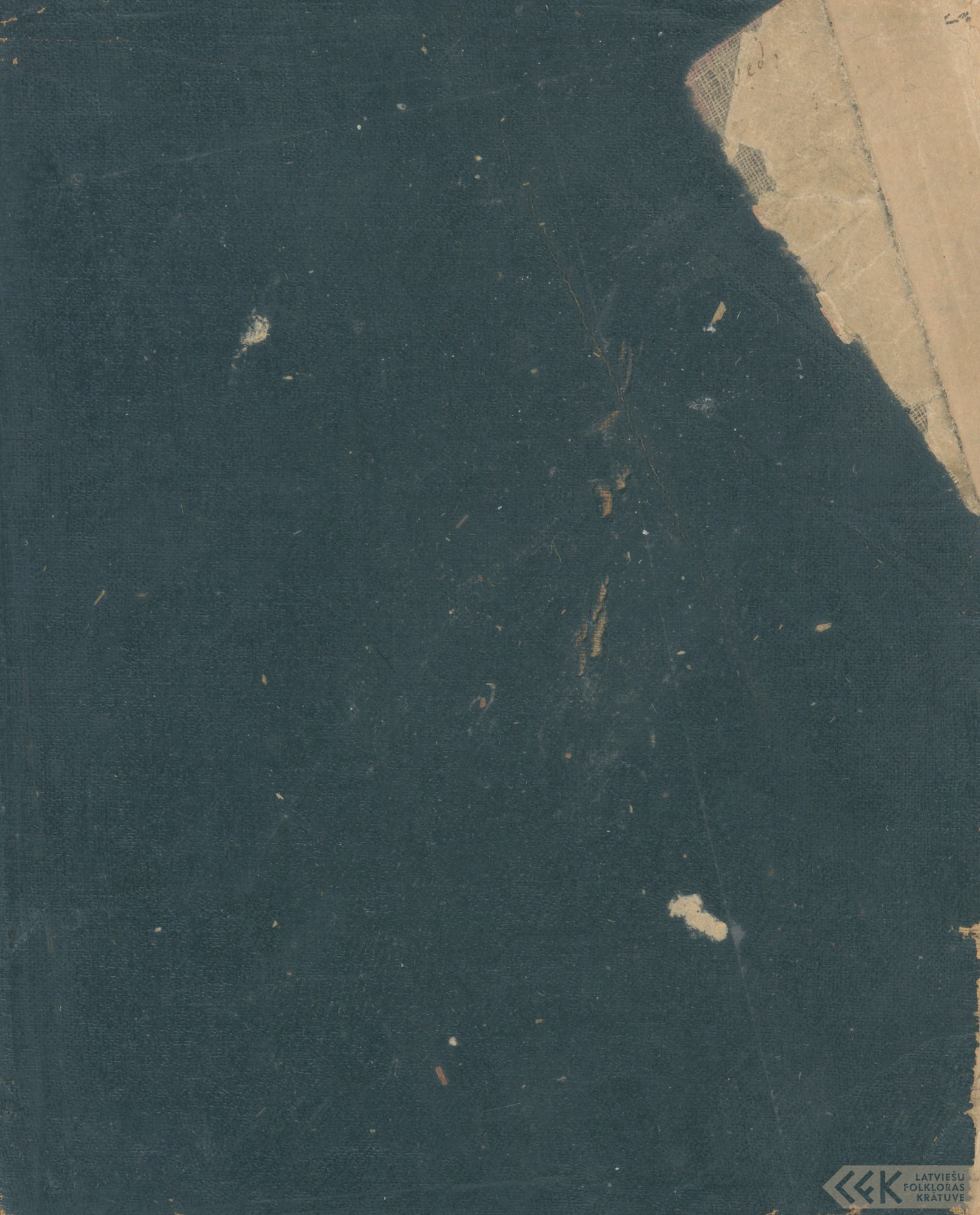 First manuscript page: Diary of unknown man written in 1918 and 1919