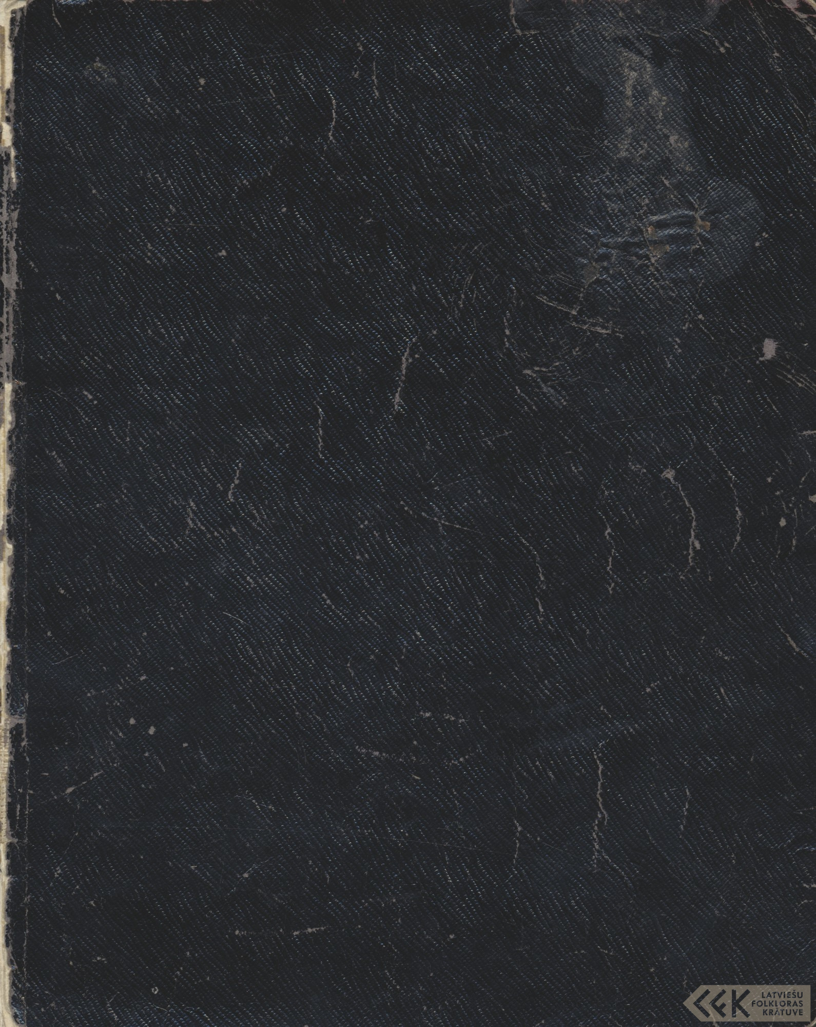 First manuscript page: Diaries of Jānis Sudmalis