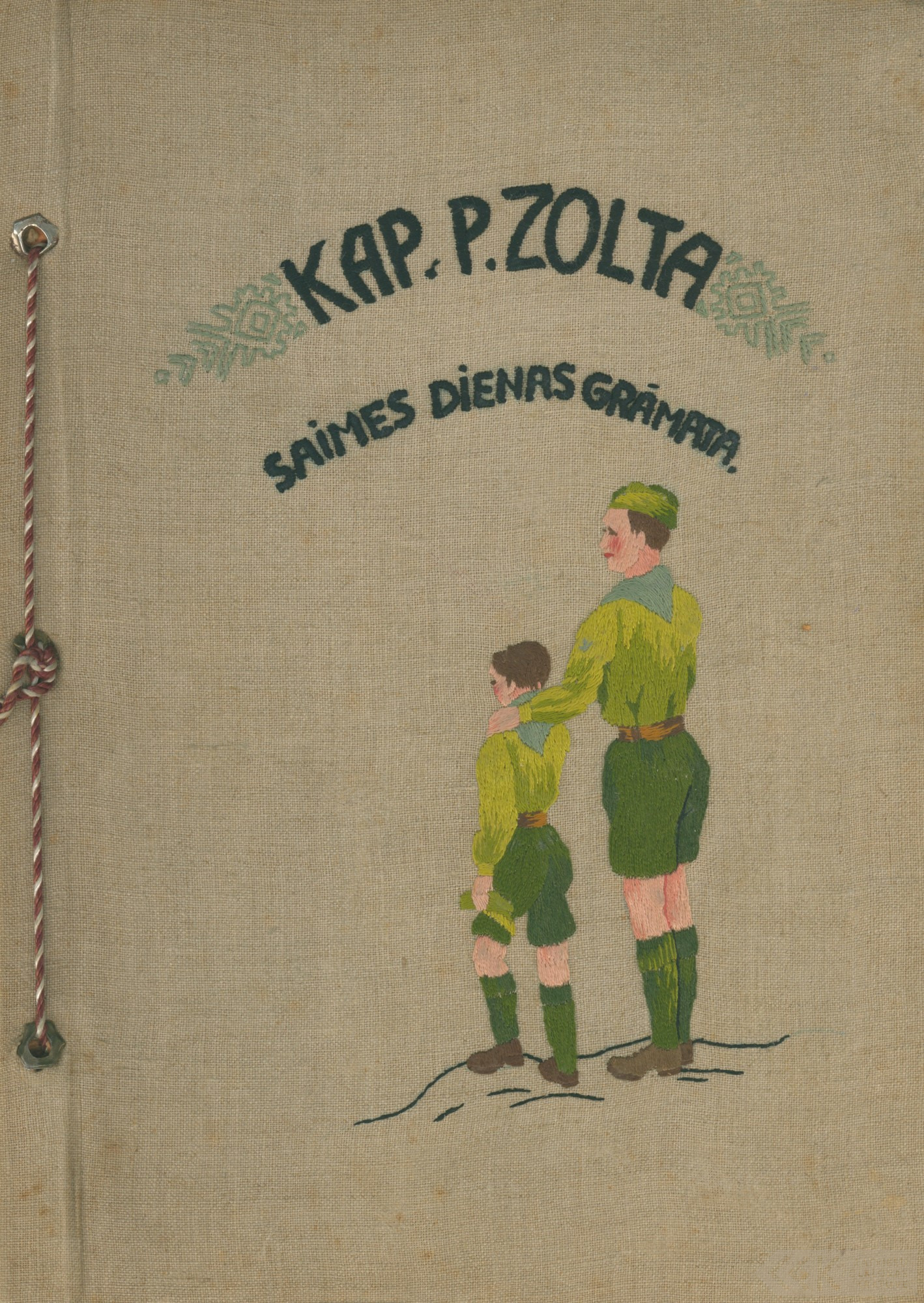 First manuscript page: Diary of Scouts Unit Named by Captain P. Zolts