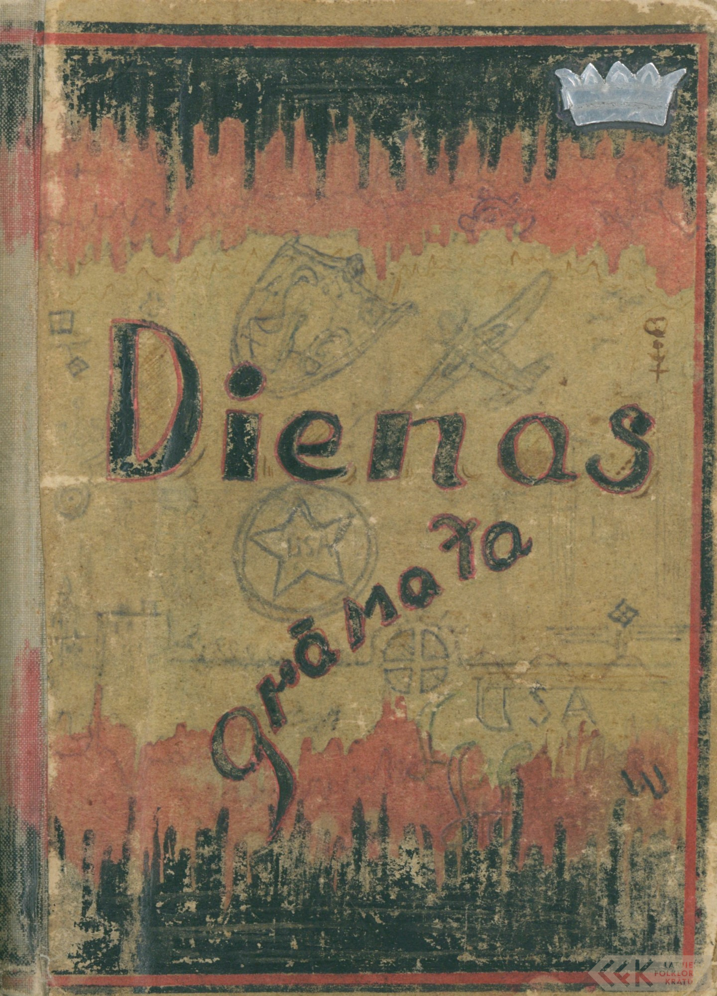 First manuscript page: Diary by Laimonis Upmalis