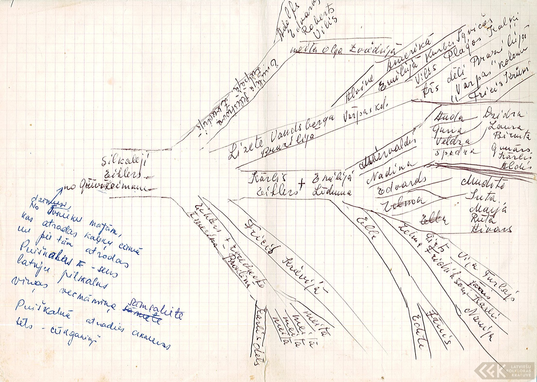 Eihleri Family Tree Drawn By Ella Kreicmane