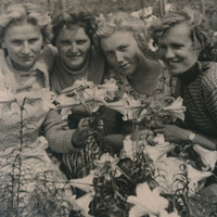 Silvija Priedniece with her colleagues  