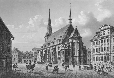 Weimar, Herder Square, St. Peter and Paul church