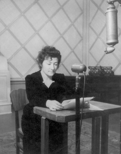 Cecīlija Dinere 1950. gadi, Radio.