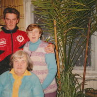 Silvija Priedniece with her relatives
