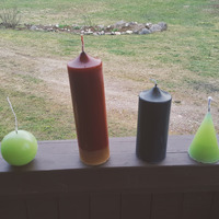 Homemade candles