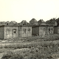 Barracks in the DP camp in Germany