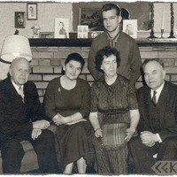 Ernests Slaucītājs with his family