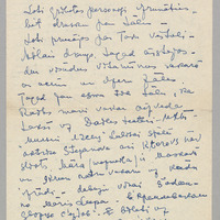 Letter by Anna Lāce (the first part)