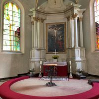 Raunas evaņģēliski luteriskās baznīcas altāris