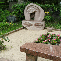 Ingrīdas Sokolovas atdusas vieta Raiņa kapos