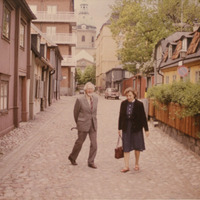 Jadviga Darbiniece un Viktors Hausmanis Stokholmā